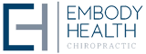 The Embody Health Chiropractic website scrolling logo