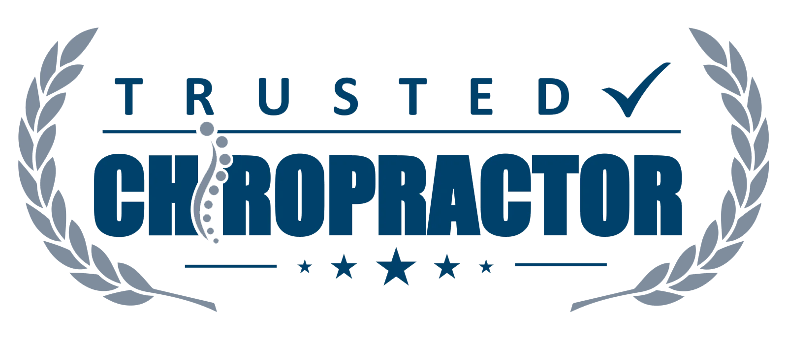 A badge reading "Trusted Chiropractor"